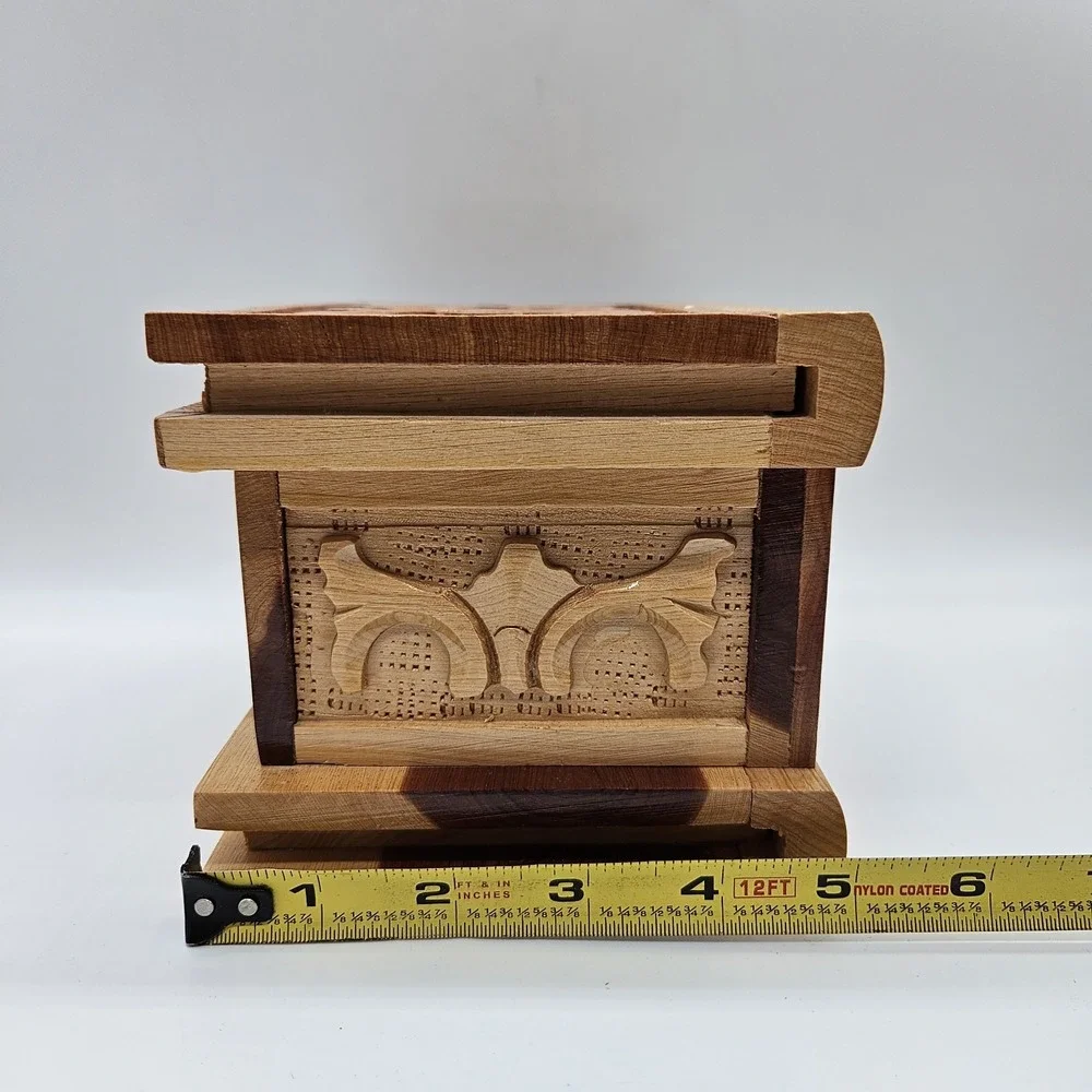Handmade wooden secret